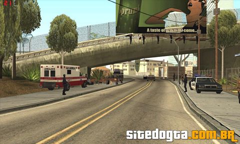 Mod Cena de crime para GTA San Andreas