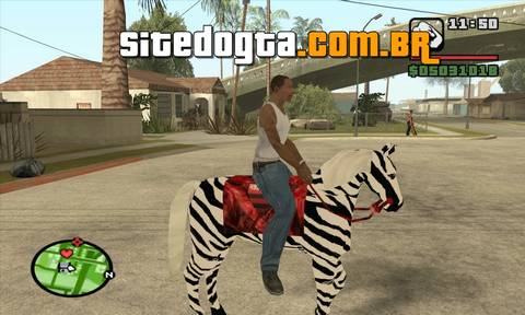 Mod da zebra para GTA San Andreas