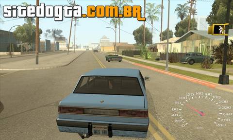 Mod do velocimetro transparente para GTA San Andreas