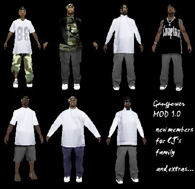 Mod Gang Power para GTA San Andreas