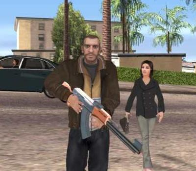 Mod do Niko Bellic do GTA IV para GTA San Andreas