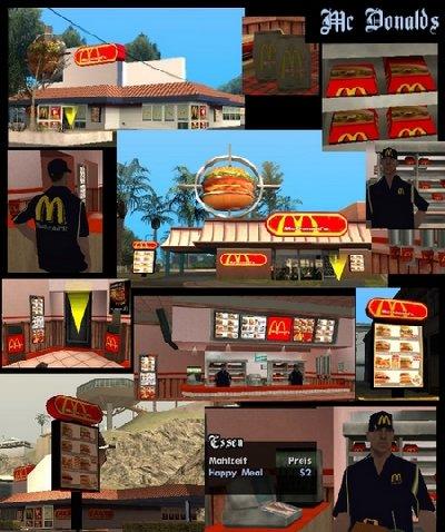 Mod do McDonalds para GTA San Andreas