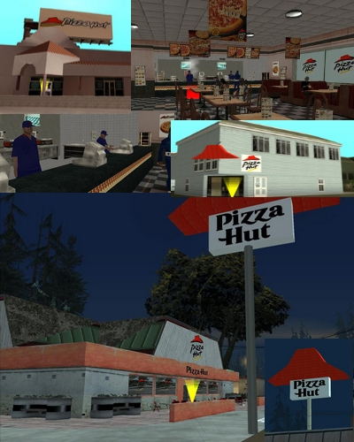Mod da Pizza Hut para GTA San Andreas