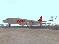 Boeing 737-800 da TAM para GTA San Andreas