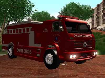 Volkswagen 13-170 dos Bombeiros para GTA San Andreas