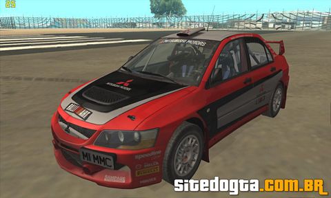 Mitsubishi Lancer Evolution IX Rally para GTA San Andreas