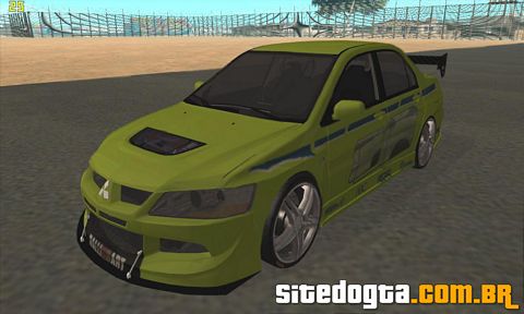 Mitsubishi Lancer Evolution VIII FNF 2 para GTA San Andreas