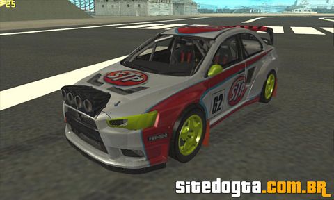 Mitsubishi Lancer Evo X Rallycross (DiRT2) para GTA San Andreas