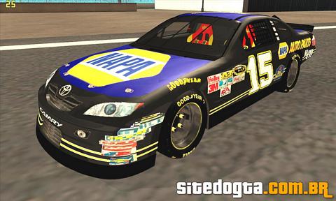 Toyota Camry Nascar NAPA Nr.15 para GTA San Andreas