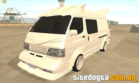 Toyota Hiace Vanning para GTA San Andreas