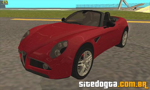Alfa Romeo 8C Competizione Spider para GTA San Andreas