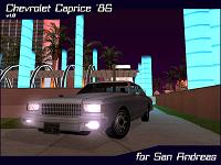 Chevrolet Caprice 1986 pata GTA San Andreas
