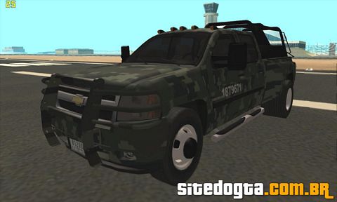 Chevrolet Silverado 3500 Military para GTA San Andreas