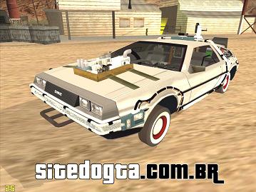 DeLorean DMC-12 do filme De Volta para o Futuro III para GTA San Andreas