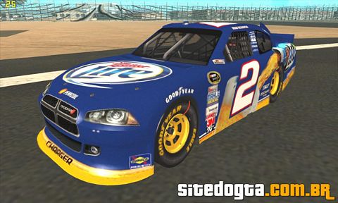 Dodge Charger 2 Miller Lite NASCAR para GTA San Andreas