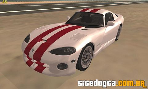 Dodge Viper GTS Coupe TT Black Revel para GTA San Andreas