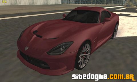 SRT Viper GTS 2012 para GTA San Andreas
