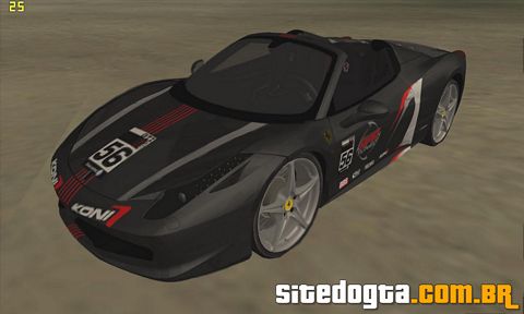 Ferrari 458 Spider 2013 para GTA San Andreas