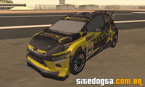 Ford Fiesta Rockstar Energy 2012 Tanner Foust para GTA San Andreas