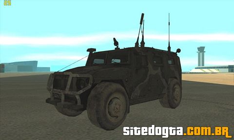 GAZ 2975 do MW3 para GTA San Andreas