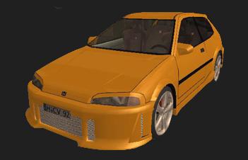 Honda Civic SiR II Tuned para GTA San Andreas