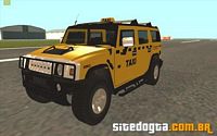 Hummer H2 Taxi para GTA San Andreas