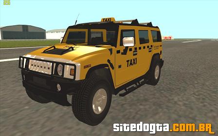 Hummer H2 Taxi para GTA San Andreas