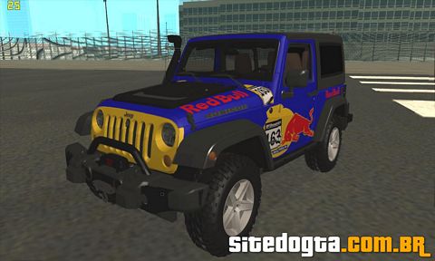 Jeep Wrangler Red Bull 2012 para GTA San Andreas