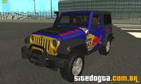 Jeep Wrangler Red Bull 2012 para GTA San Andreas