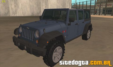 Jeep Wrangler Unlimited 2007 para GTA San Andreas