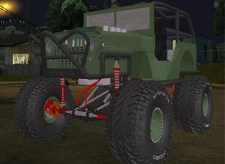 Willys Rock Crawler para GTA San Andreas