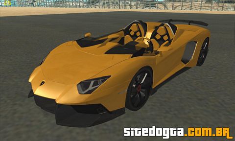 Lamborghini Aventador J TT Black Revel para GTA San Andreas