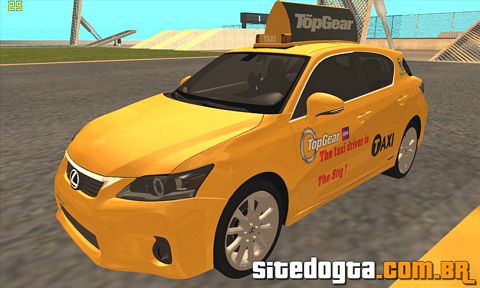 Lexus CT200h Taxi 2011 para GTA San Andreas