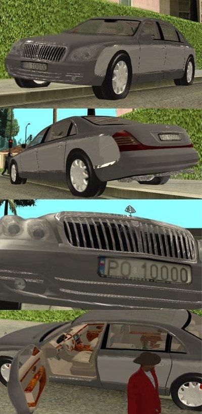 Maybach 62 para GTA San Andreas