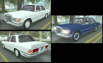 Mercedes-Benz 280SE (W116) para GTA San Andreas