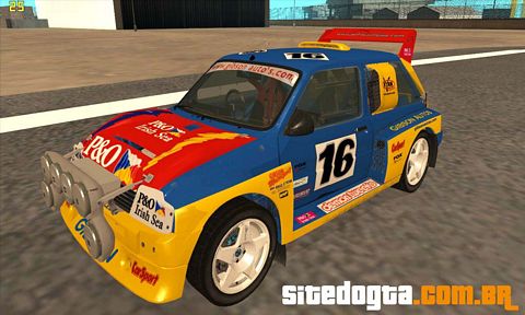 MG Metro Rally Cross para GTA San Andreas