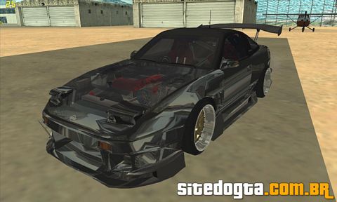 Nissan 180SX Gkon GT tuned para GTA San Andreas