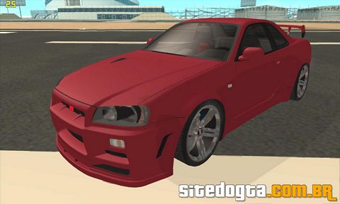 Nissan Skyline GT-R R-34 para GTA San Andreas