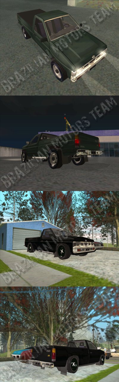 Nissan D21 Cabine Simples para GTA San Andreas