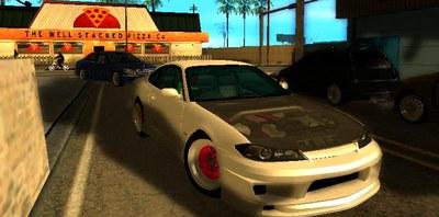 Nissan Silvia Pink Tuning para GTA San Andreas