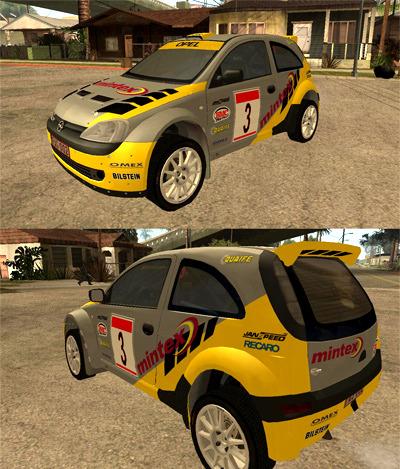 Opel Corsa Super 1600 para GTA San Andreas