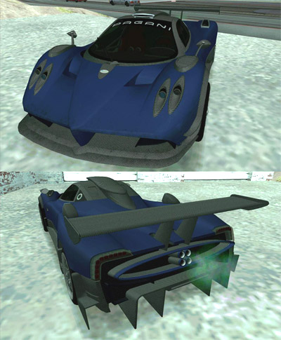 Pagani Zonda R para GTA San Andreas