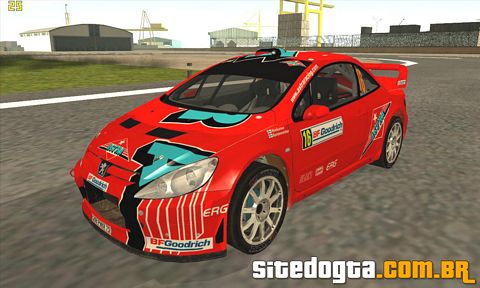 Peugeot 307 CC WRC para GTA San Andreas