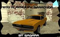 Plymouth Barracuda 1970 para GTA San Andreas