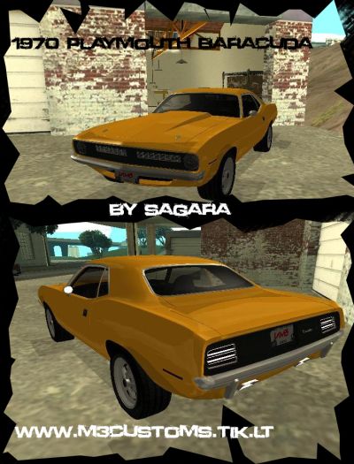 Plymouth Barracuda 1970 para GTA San Andreas