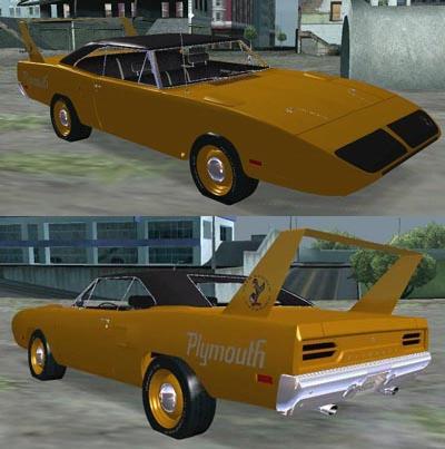 Plymouth Roadrunner Superbird 1970 para GTA San Andreas