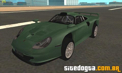 Porsche 911 GT1 1997 Evolution Strassen Version para GTA San Andreas