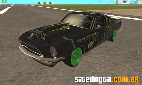 Shelby GT500 1969 Monster Drift para GTA San Andreas