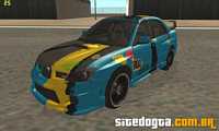 Subaru Impreza WRX STI Futou Battle 2006 GTA San Andreas