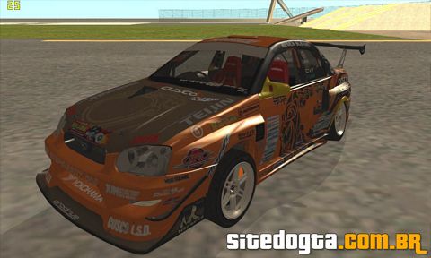 Subaru Impreza WRX Team Orange para GTA San Andreas